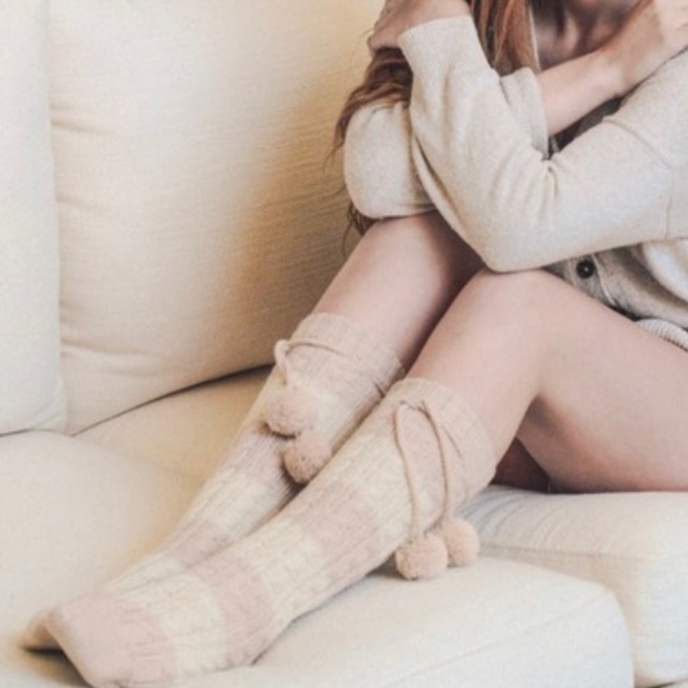 LAST ONE!! Loungewear Chunky Cable Knitted  Socks - Picture 8 of 8